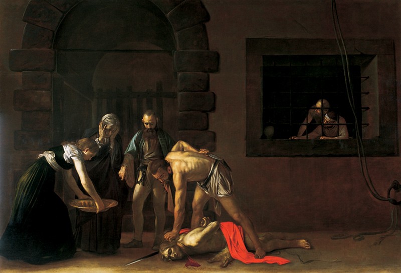 Caravaggio-Beheading