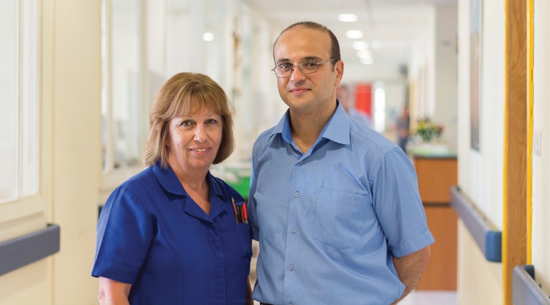 Nurse Anne Agius and researcher Anthony Scerri. Photo by Jean Claude Vancell