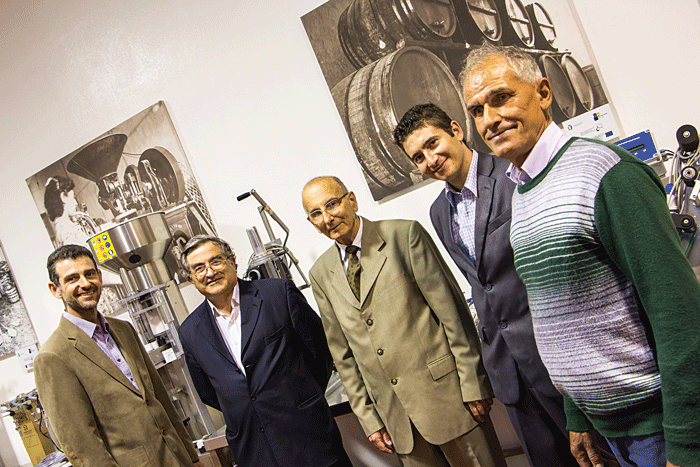 Ing. Louis Borg, Prof. Robert Ghirlando, Dr Roger Aquilina, Ing. Redeemer Axisa and Guido Baldacchino. Photo by Edward Duca.