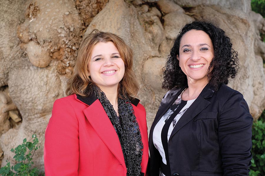 Teachers Marika Vella Montebello and Isabelle Farrugia