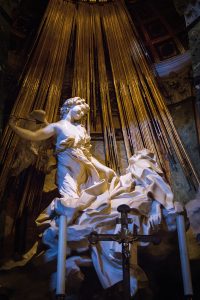 Gian Lorenzo Bernini (1652) The Ecstasy of Santa Teresa di Avila in the Cornaro Chapel