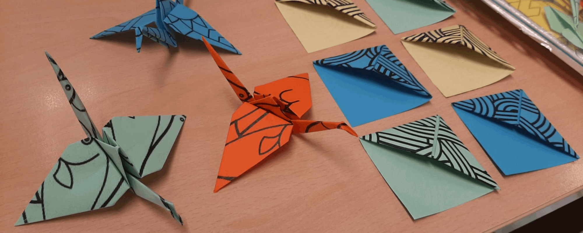 origami banner